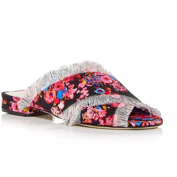 MSGM Floral Slide Sandals - Picture 1 of 11